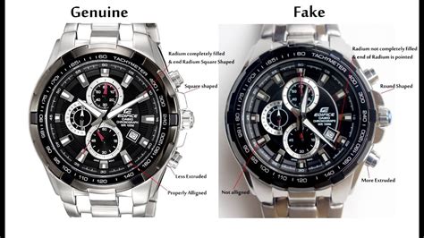 casio edifice watch original vs fake|are casio edifice watches good.